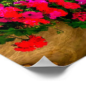 Schönes Paris, Frankreich | Eiffel Tower Poster (Ecke)