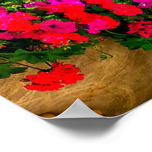 Schönes Paris, Frankreich | Eiffel Tower Poster (Ecke)