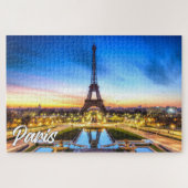 Schönes Paris, Frankreich | Eiffel Tower Puzzle (Horizontal)