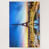 Schönes Paris, Frankreich | Eiffel Tower Puzzle (Vertikal)