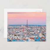 Schönes Paris, Frankreich Postkarte (Vorne/Hinten)