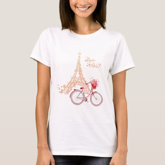 Schönes Paris  T-Shirt (Vorderseite)
