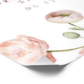 Schönes Pastell Baby Begrüßungspender Fotodruck (Ecke)