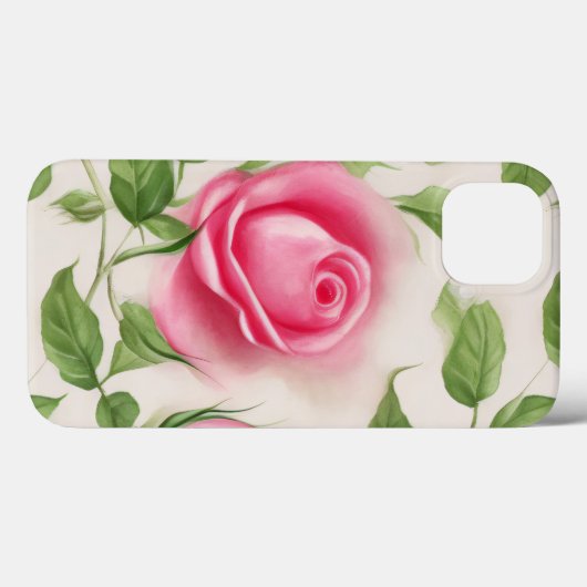 Schönes Pastellmuster der Rose Case-Mate iPhone Hülle (Rückseite (Horizontal))