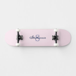 Schönes Pastellrosa Elegantes Einfaches Süßes Mono Skateboard