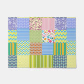 Schönes Patchwork-Design Fußmatte (Vorderseite)
