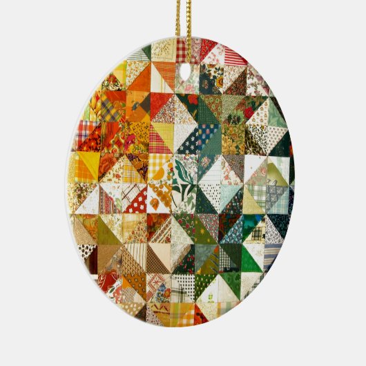 Schönes Patchwork Keramikornament (Rechts)