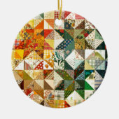 Schönes Patchwork Keramikornament (Vorne)