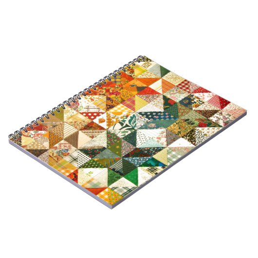 Schönes Patchwork Notizblock (Linke Seite)