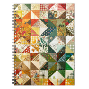 Schönes Patchwork Notizblock