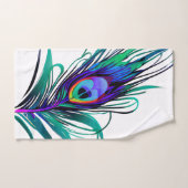 Schönes Peacock Feather Badhandtuch Set (Handtuch)