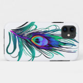 Schönes Peacock Feather Case-Mate iPhone Hülle (Rückseite (Horizontal))