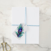 Schönes Peacock Feather Geschenkanhänger (Mit Garn)