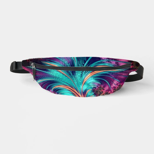 Schönes Peacock Feathers Fanny Pack Bauchtasche (Vorderseite)