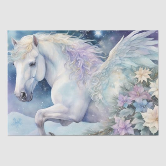 Schönes Pegasus 1 Dekoupage Tissue Paper Seidenpapier (Vorderseite)
