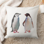 Schönes Penguin Couple Kissen (Decke)