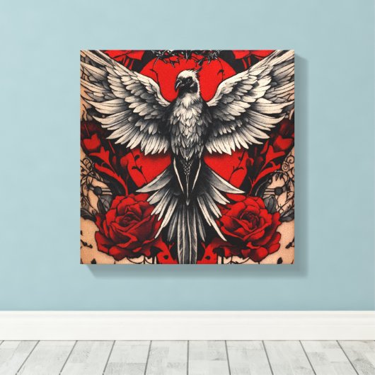 Schönes Penting Leinwanddruck (Insitu (Holzboden))