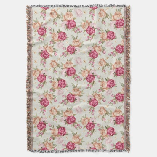 Schönes Perlmuster in Farbe auf Grün Decke (Vorderseite Vertikal)