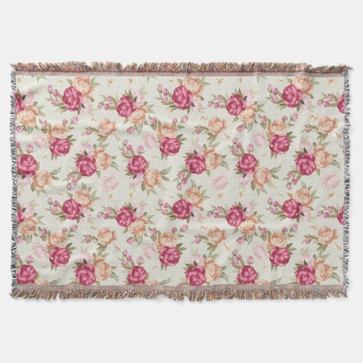 Schönes Perlmuster in Farbe auf Grün Decke (Vorderseite)