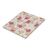 Schönes Perlmuster in Farbe auf Grün Fliese (Seite)