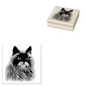 Schönes persisches Cat Portrait Gummistempel (Stempel)