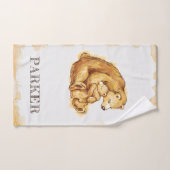 Schönes Personalisiertes Bärenwasser Badhandtuch Set (Handtuch)