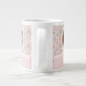Schönes Personalisiertes Foto Jumbo-Tasse (Rückseite)