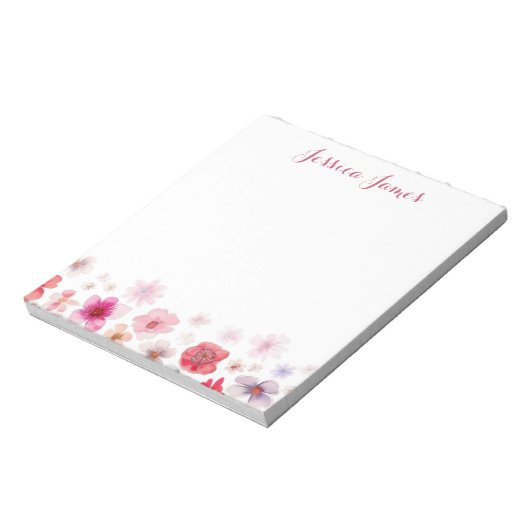 Schönes Personalisiertes Notizblock (Rotiert)