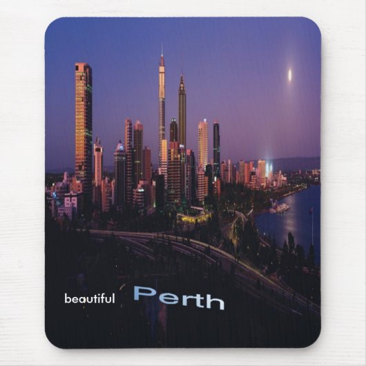 Schönes Perth, Australien, mousepad. Mousepad (Vorne)
