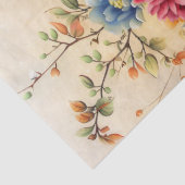 Schönes Pfauendekoupage Seidenpapier (Detail)