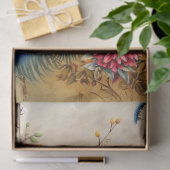 Schönes Pfauendekoupage Seidenpapier (Geschenk)