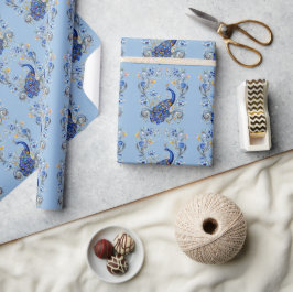 Schönes Pfauendesign - Elegantes Geschenk für sie Geschenkpapier