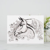 schönes Pferd (Stehend Vorderseite)