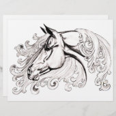 schönes Pferd (Vorne/Hinten)