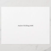 schönes Pferd (Rückseite)