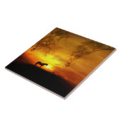 Schönes Pferd Art Tile Fliese (Seite)