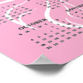 Schönes Pferd-Design 2026 Wandkalender Poster (Ecke)