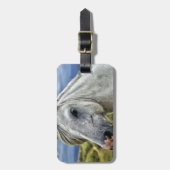 Schönes Pferd Gepäckanhänger (Vorderseite vertikal)