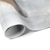 Schönes Pferd im Schnee Geschenkreise Geschenkpapier (Rolleneckpunkt)