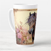 Schönes Pferd Milchtasse (Linke Ecke)