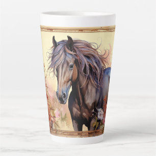 Schönes Pferd Milchtasse