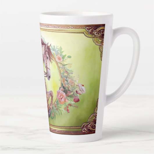 Schönes Pferd Milchtasse (Rechts)