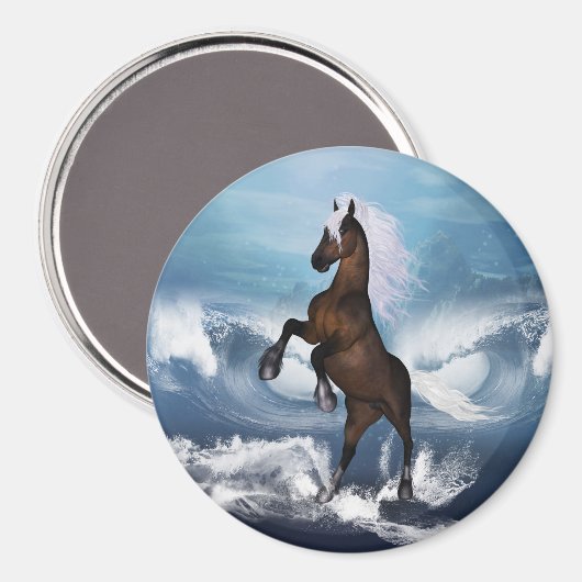 Schönes Pferd mit Magnet (Vorderseite/Rückseite)