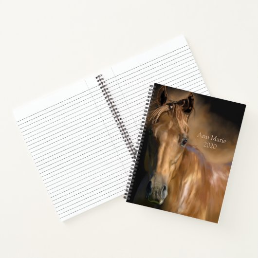 Schönes Pferd Notizblock (Innenseite)