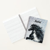 Schönes Pferd Notizblock (Innenseite)