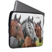 Schönes Pferd Personalisiert Laptopschutzhülle (Vorne Rechts)