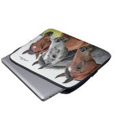 Schönes Pferd Personalisiert Laptopschutzhülle (Vorne Knopf)