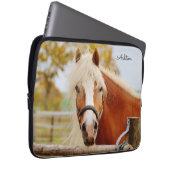 Schönes Pferd Personalisierter Laptop-Sieb Laptopschutzhülle (Vorne Rechts)