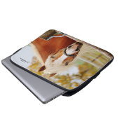 Schönes Pferd Personalisierter Laptop-Sieb Laptopschutzhülle (Vorne Knopf)