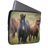 Schönes Pferd Personalisierter Laptop-Sieb Laptopschutzhülle (Vorne Rechts)